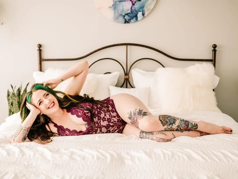 Boudoir photography is booming as people shed the popular sweatpants for elegant nudes